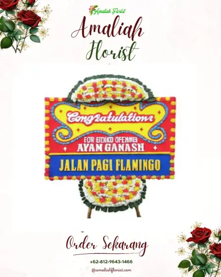 Sewa Papan Bunga Sambau