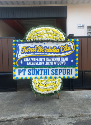 Papan Bunga Duka di Sambau
