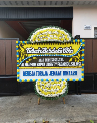 Papan Bunga Duka di Sambau